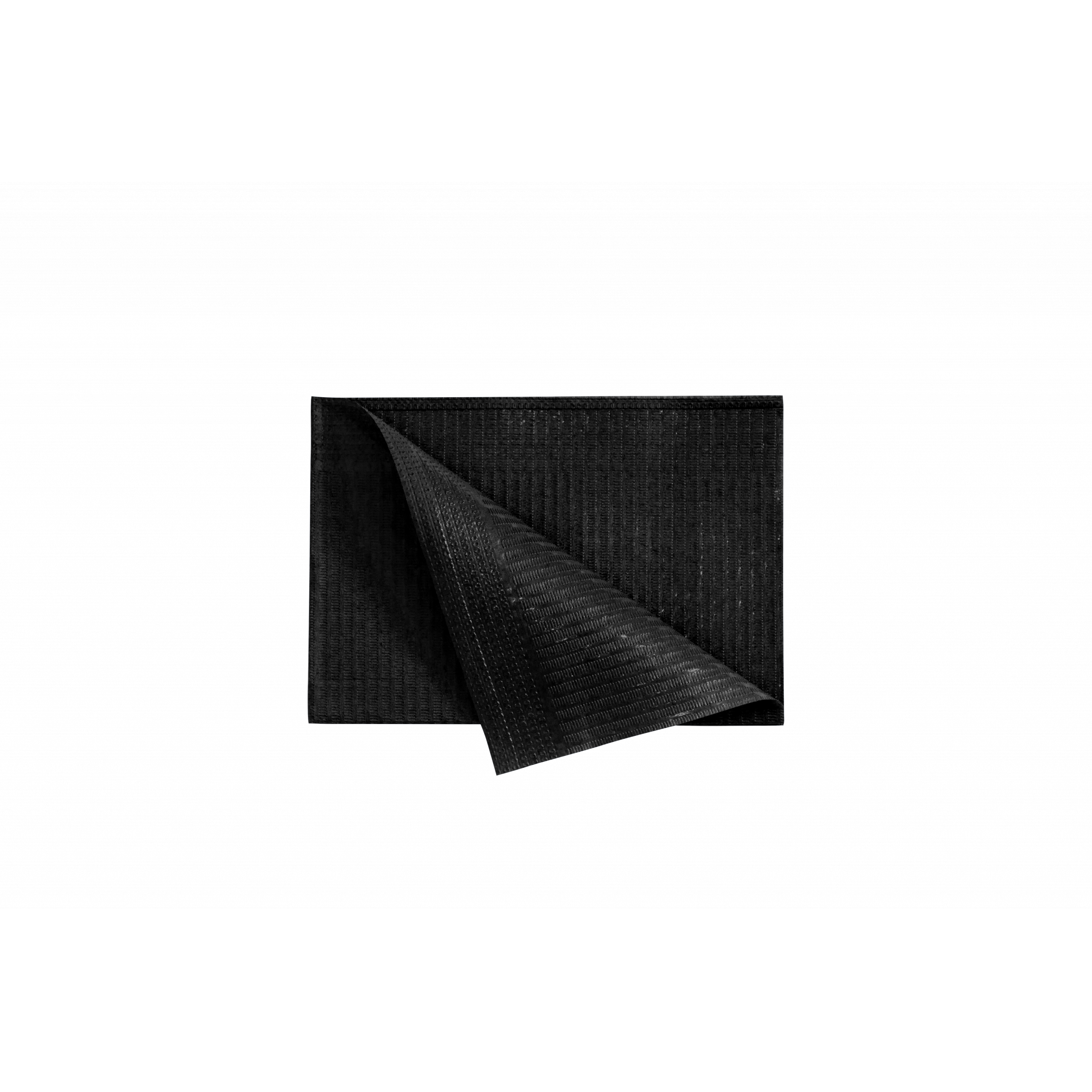 Serviette 2 plis noir personnalisable en 1 couleur - RETIF